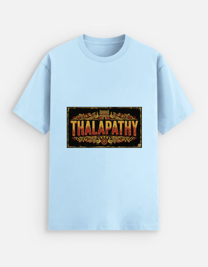 Thalapathy Grunge Typography Unisex Stretch T-Shirt